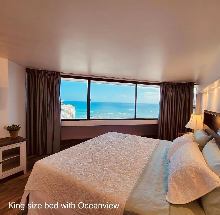 Waikiki High-Rise Sea View Free Parking Aparthotel Honolulu 0*,