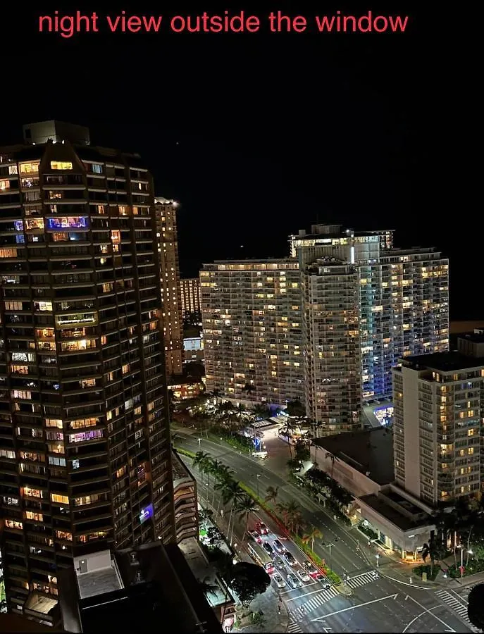Waikiki High-Rise Sea View Free Parking Aparthotel Honolulu